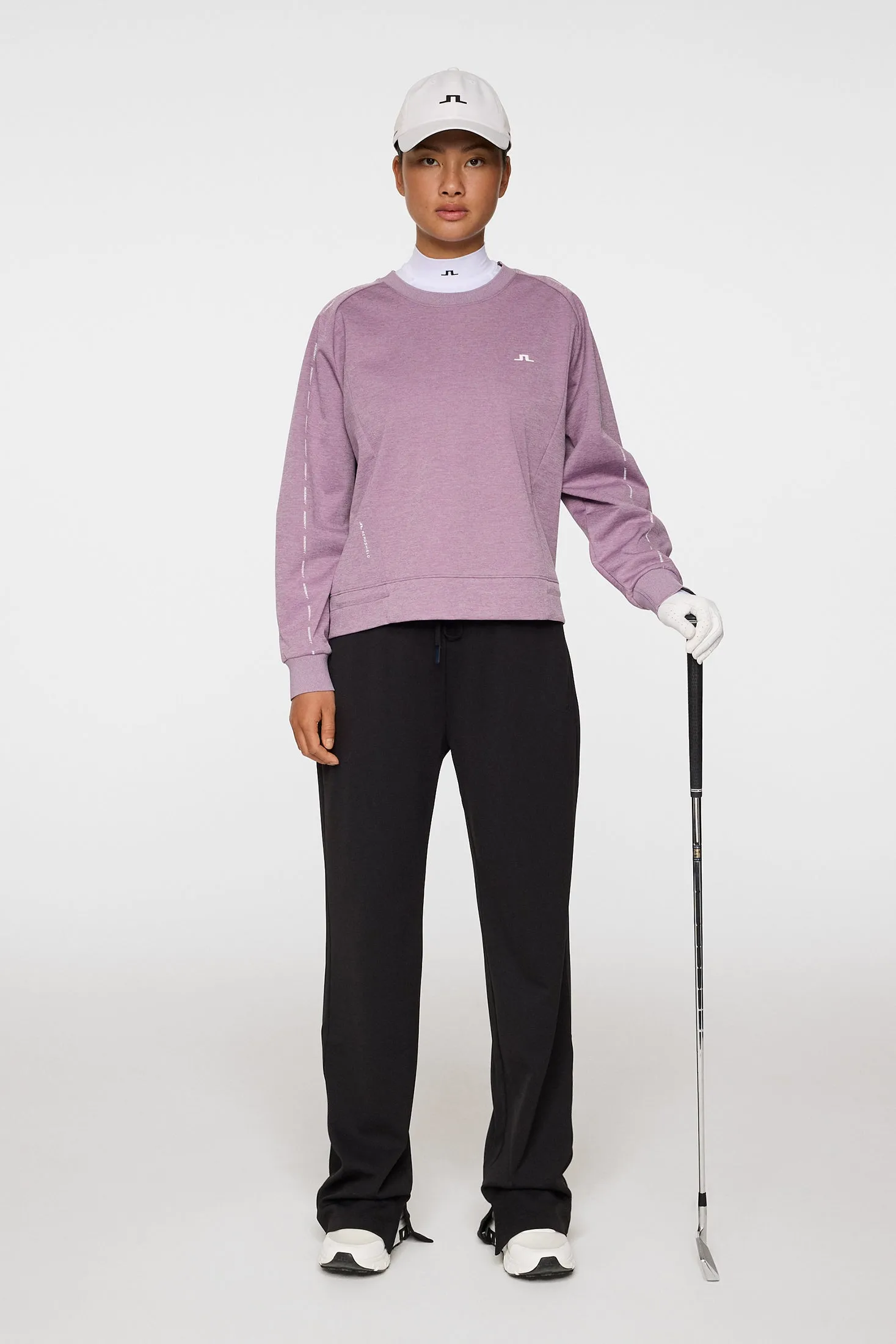 Lucy Windblock Sweatshirt / Very Grape Melange sold by J. Lindeberg product image thumbnail 4