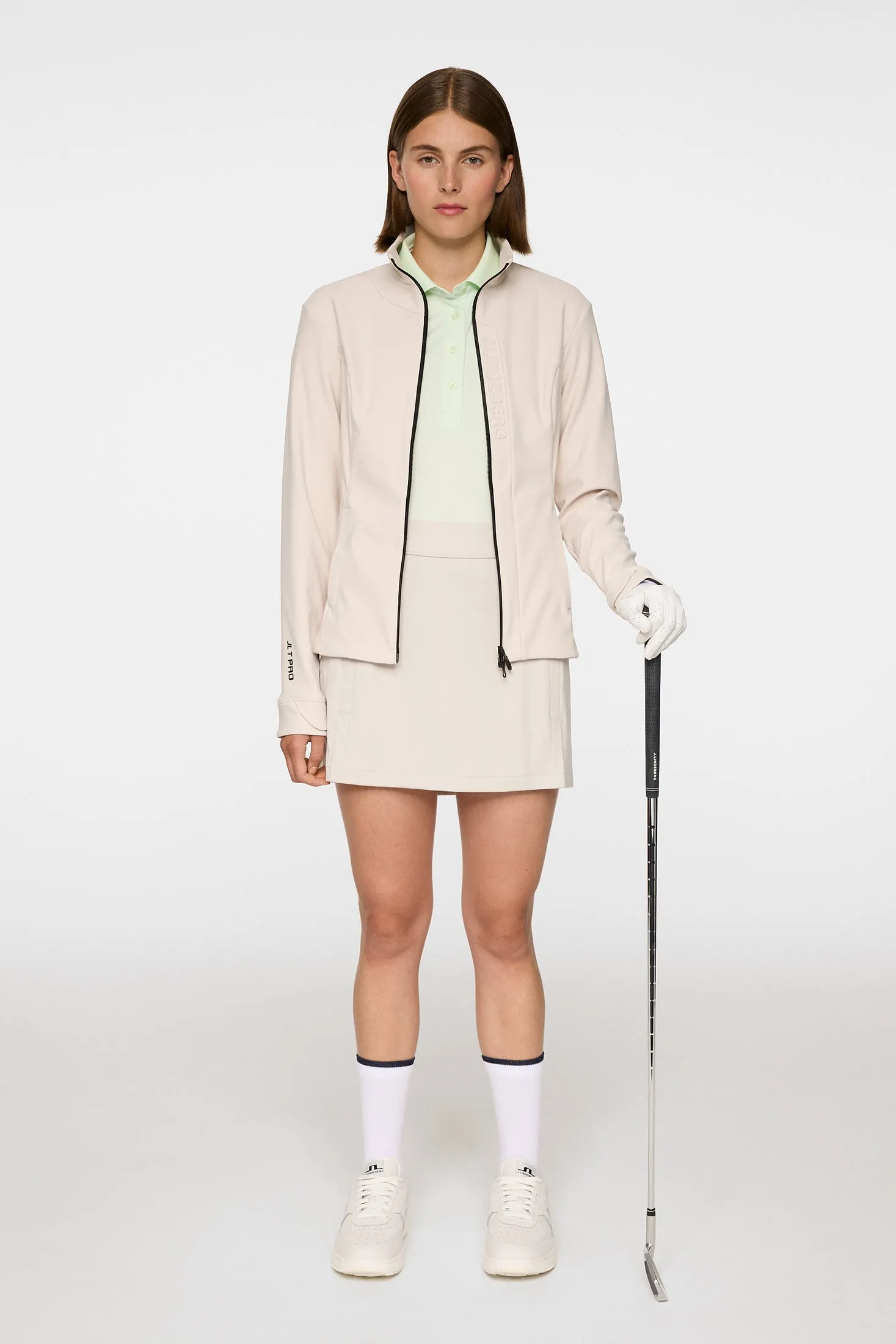 Taylor Zip Mid Layer / Moonbeam sold by J. Lindeberg product image thumbnail 5