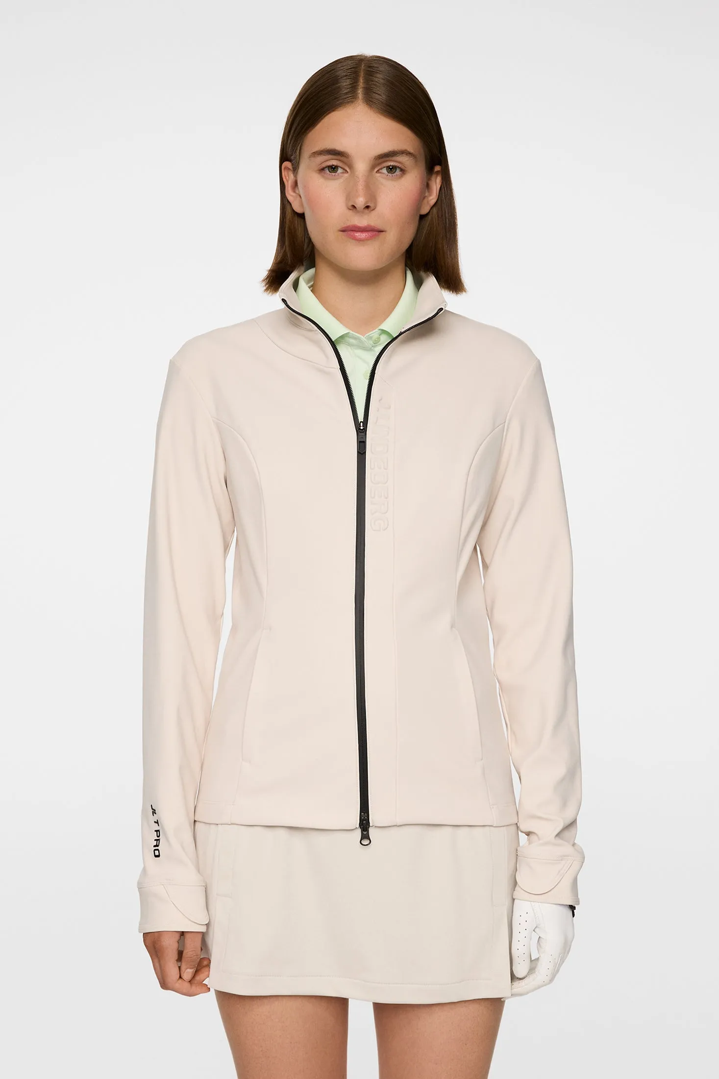 Taylor Zip Mid Layer / Moonbeam sold by J. Lindeberg product image thumbnail 3