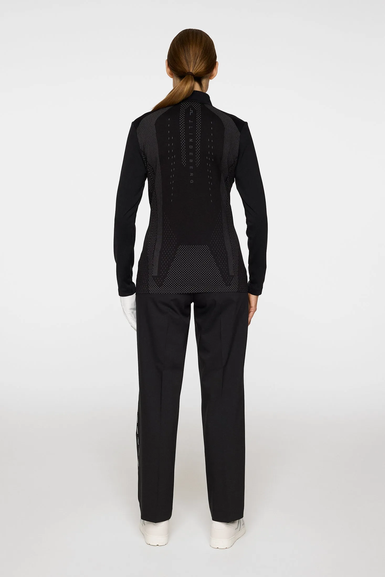 Norah Side Stripe Pant / Black sold by J. Lindeberg product image thumbnail 3