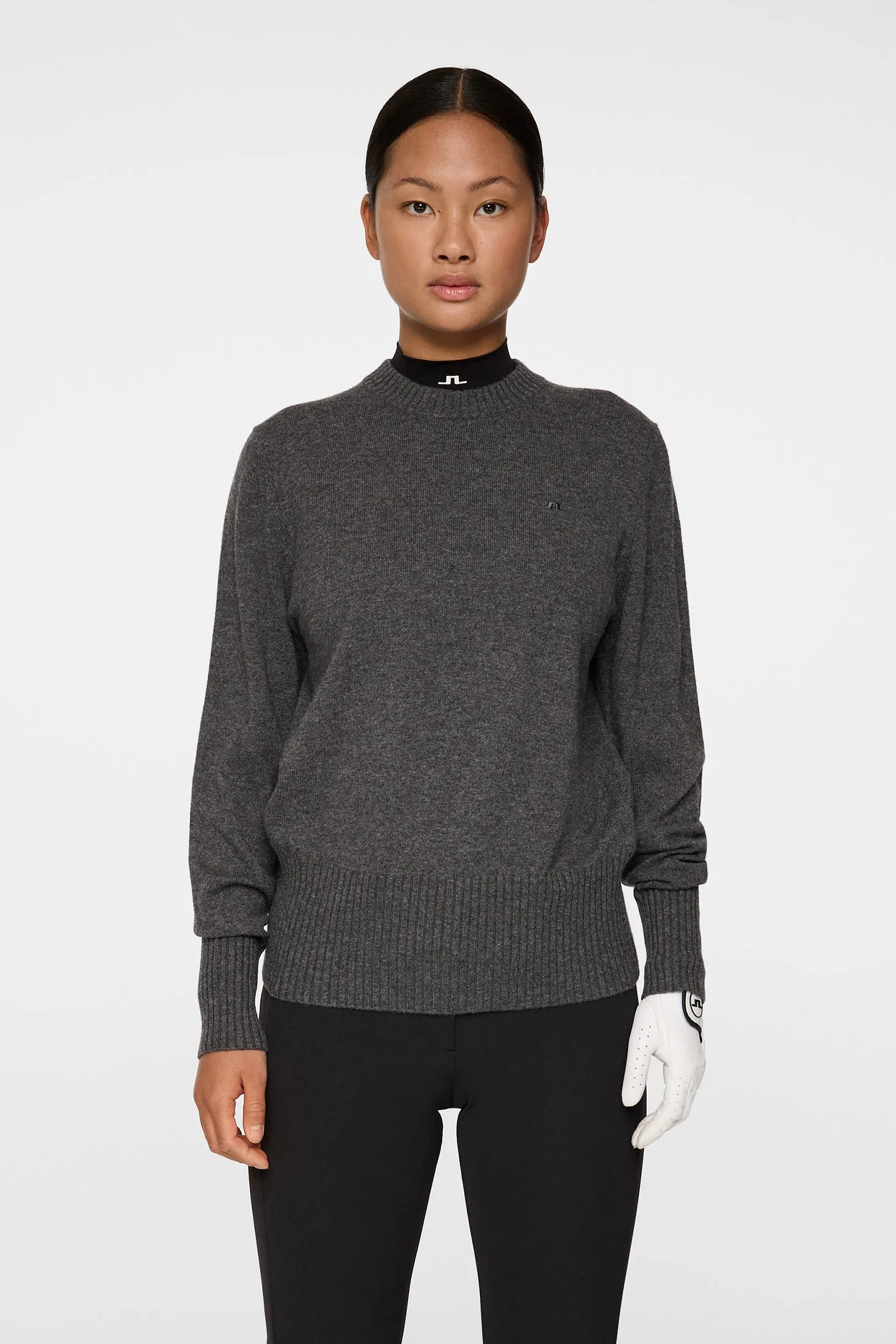 Mina Knitted Sweater / Dark Grey Melange sold by J. Lindeberg product image thumbnail 2