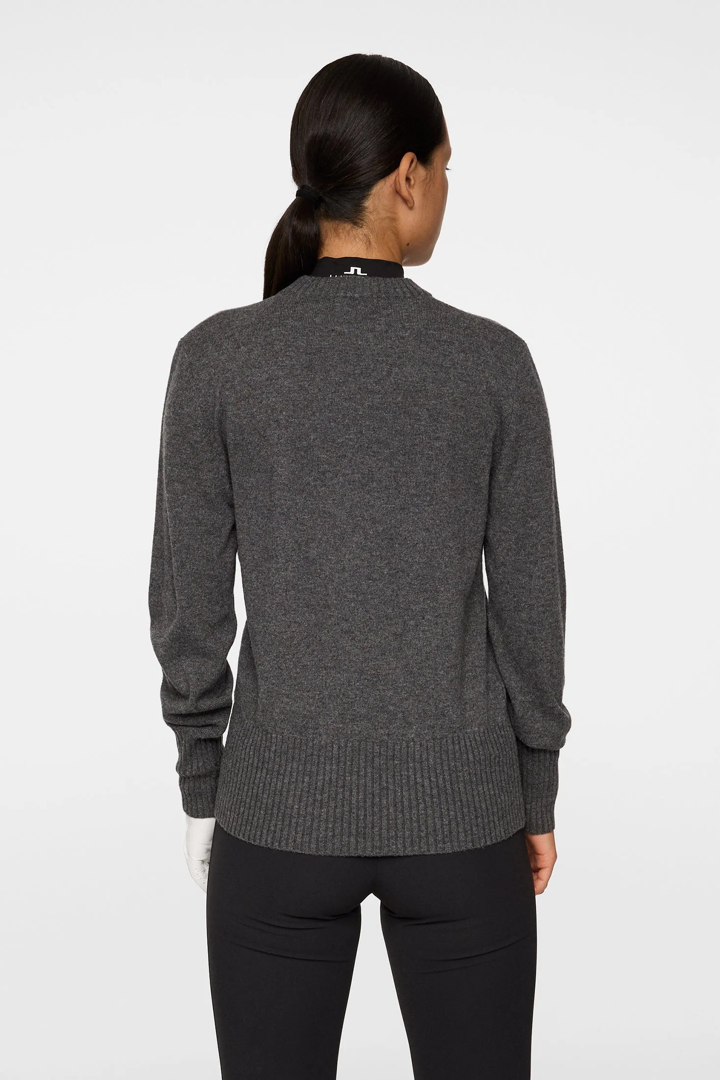 Mina Knitted Sweater / Dark Grey Melange sold by J. Lindeberg product image thumbnail 3