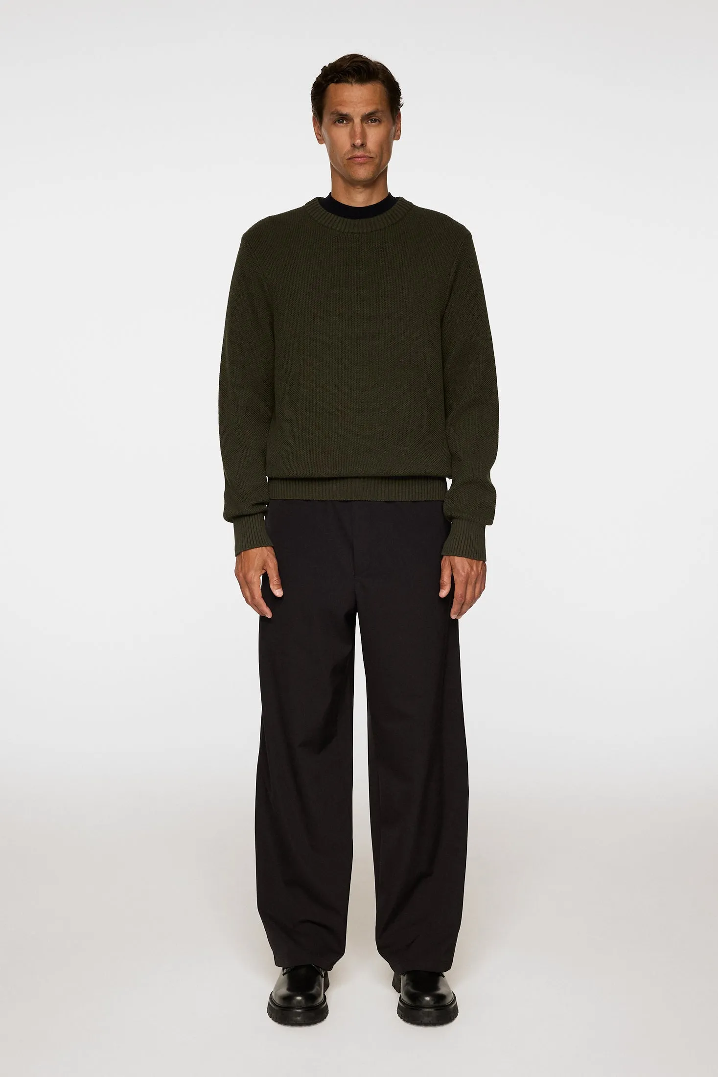 Oliver Structure Sweater / Forest Green sold by J. Lindeberg product image thumbnail 4