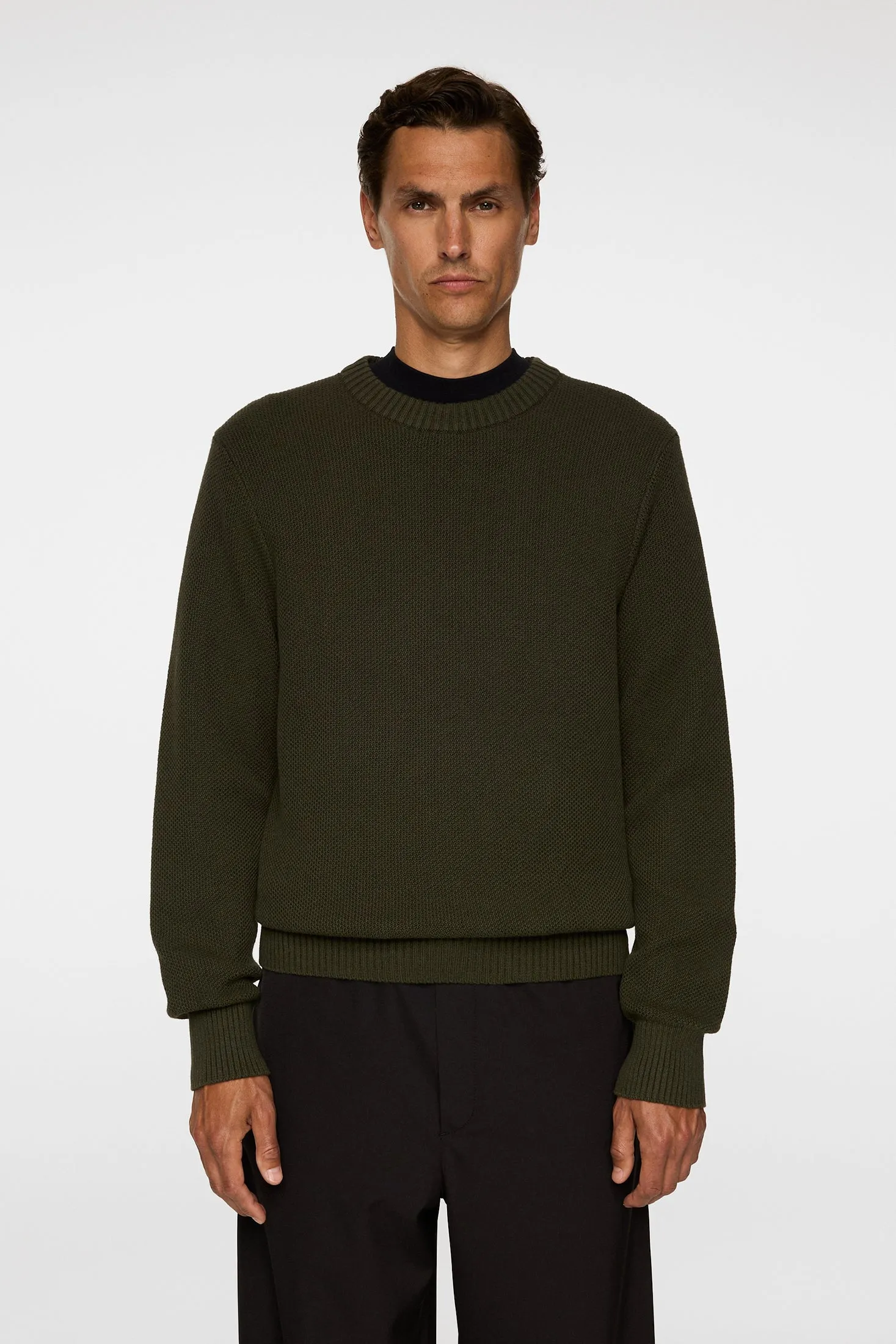 Oliver Structure Sweater / Forest Green sold by J. Lindeberg product image thumbnail 2