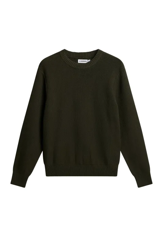 Oliver Structure Sweater / Forest Green sold by J. Lindeberg