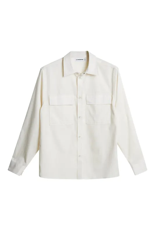 Finnigan Tencel Twill Shirt / Cloud White made by J. Lindeberg