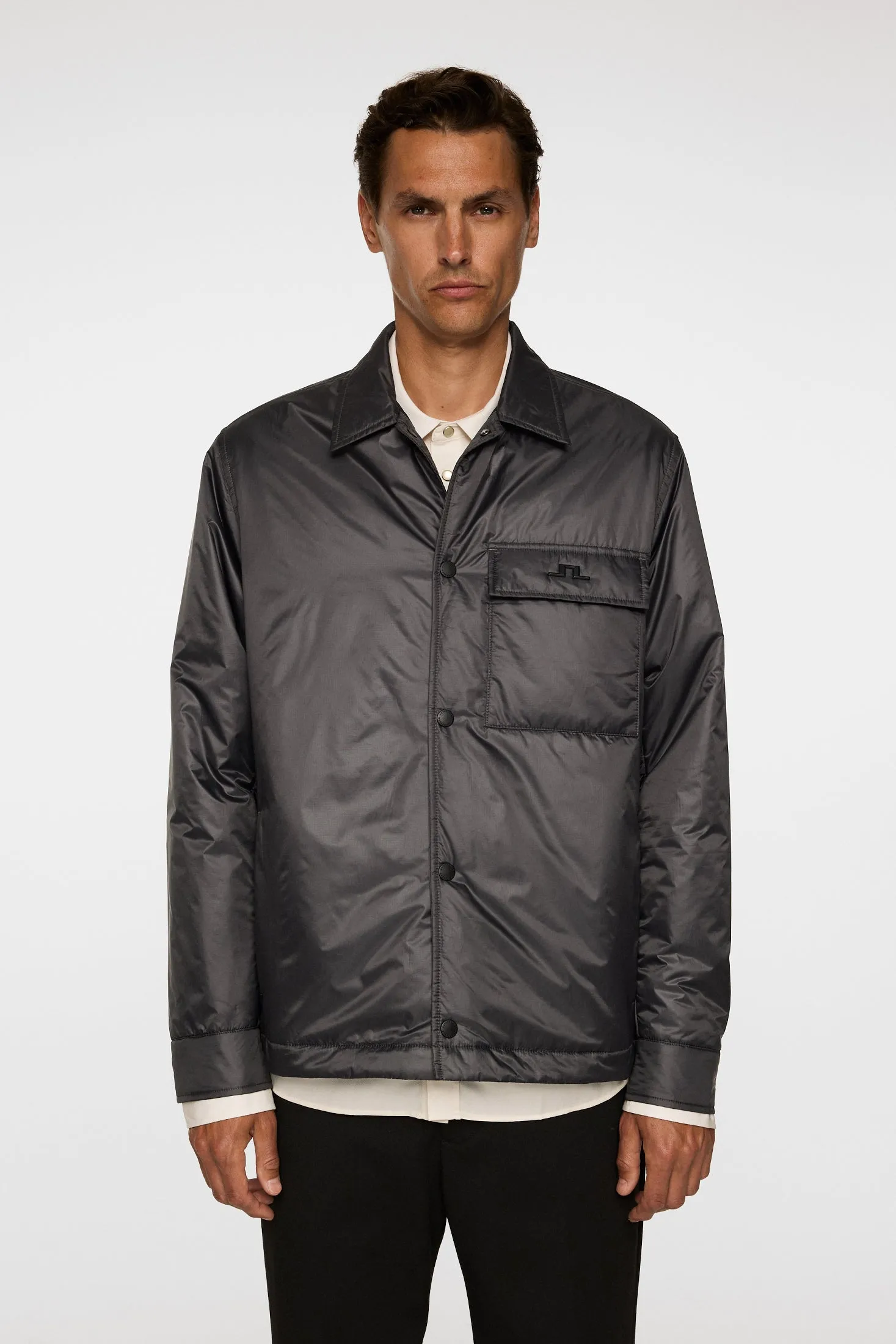 Nile Nylon padded Overshirt / Asphalt sold by J. Lindeberg product image thumbnail 2