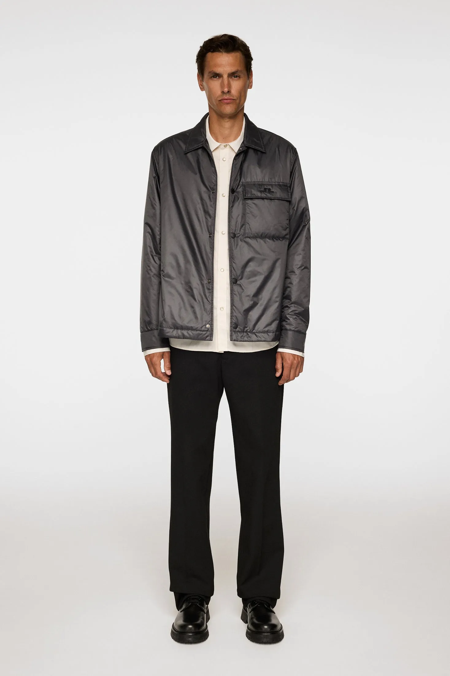 Nile Nylon padded Overshirt / Asphalt sold by J. Lindeberg product image thumbnail 4