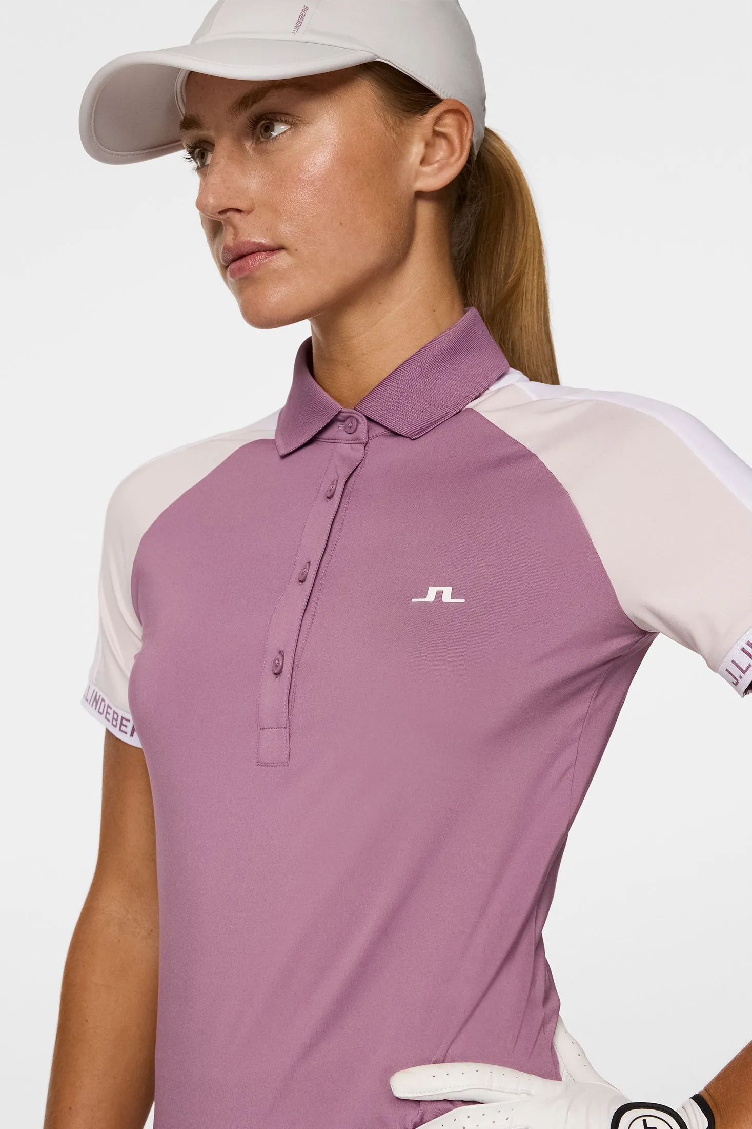 Priya Polo / Very Grape sold by J. Lindeberg product image thumbnail 5