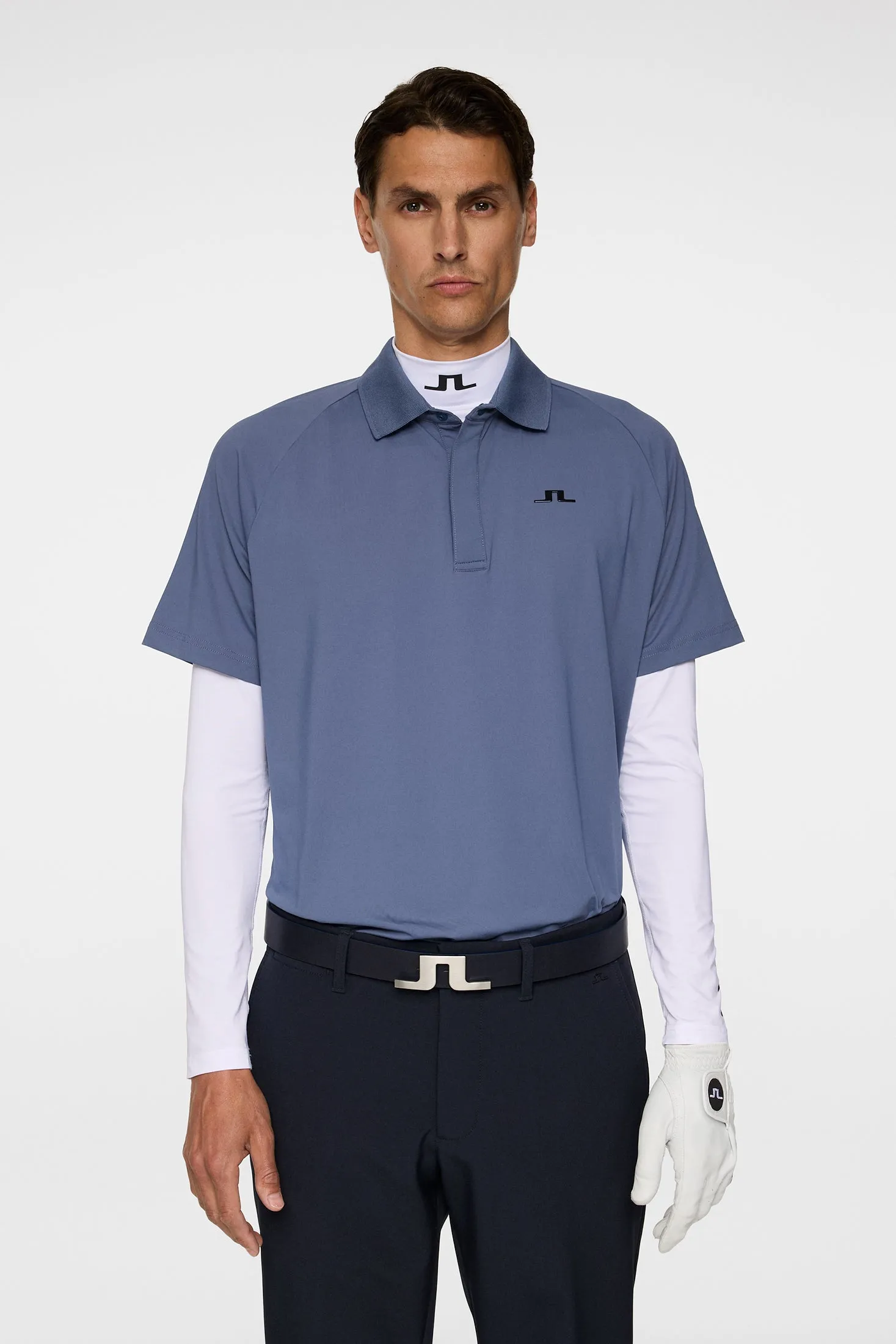 Ray Hybrid Polo / Vintage Indigo sold by J. Lindeberg product image thumbnail 3
