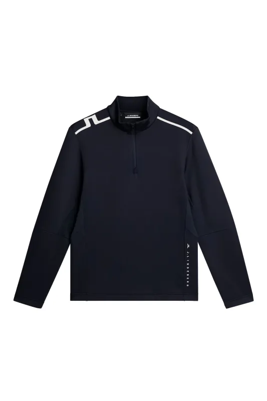 Vinnie Quarter Zip Mid Layer / JL Navy sold by J. Lindeberg