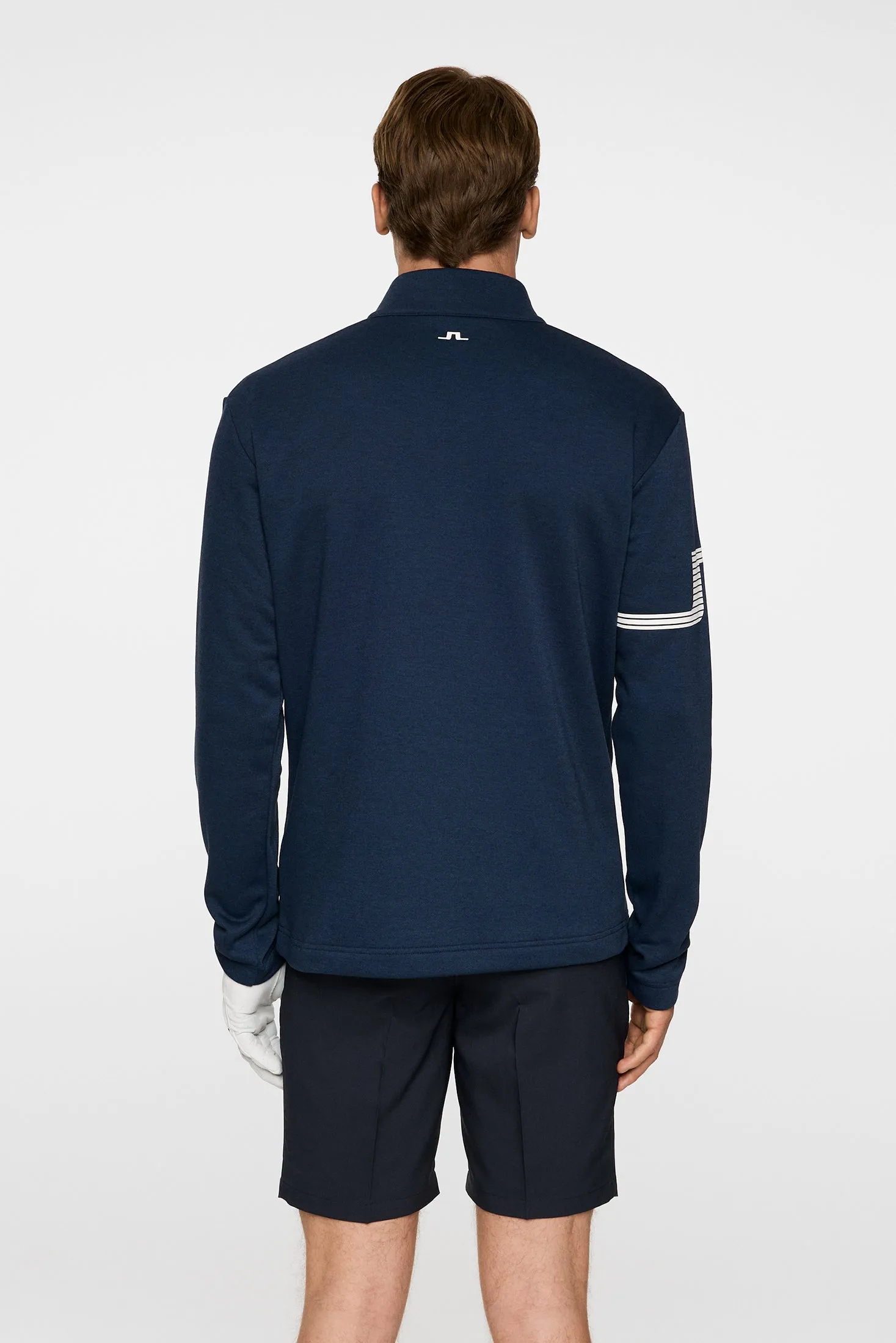 Heath Strike Mid Layer / Navy Melange sold by J. Lindeberg product image thumbnail 3