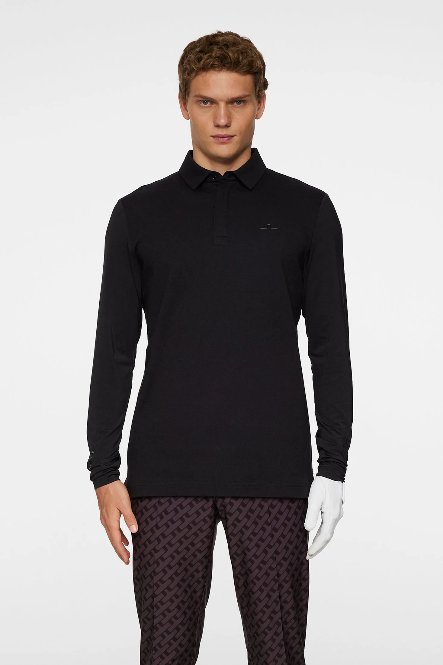 Sean Hybrid LS Polo / Black sold by J. Lindeberg product image thumbnail 2