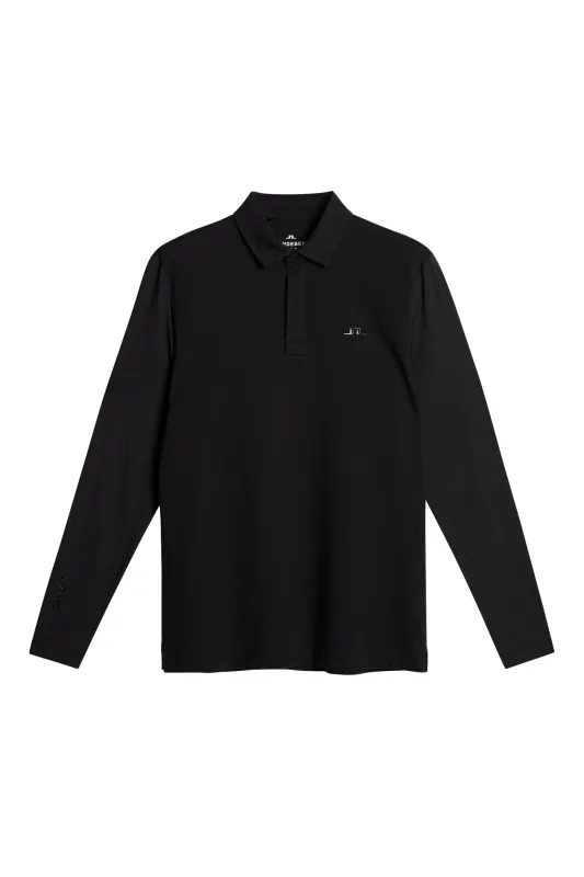 Sean Hybrid LS Polo / Black sold by J. Lindeberg