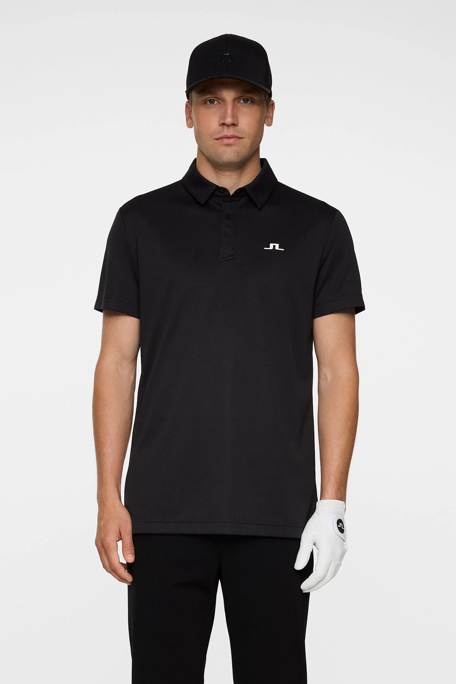 Peat Polo / Black sold by J. Lindeberg product image thumbnail 3