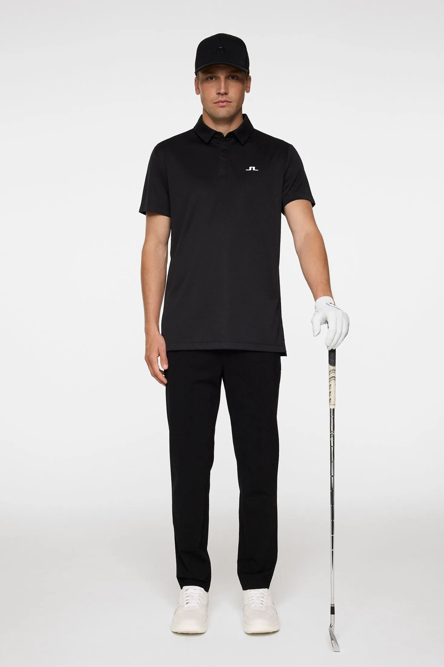 Peat Polo / Black sold by J. Lindeberg product image thumbnail 5
