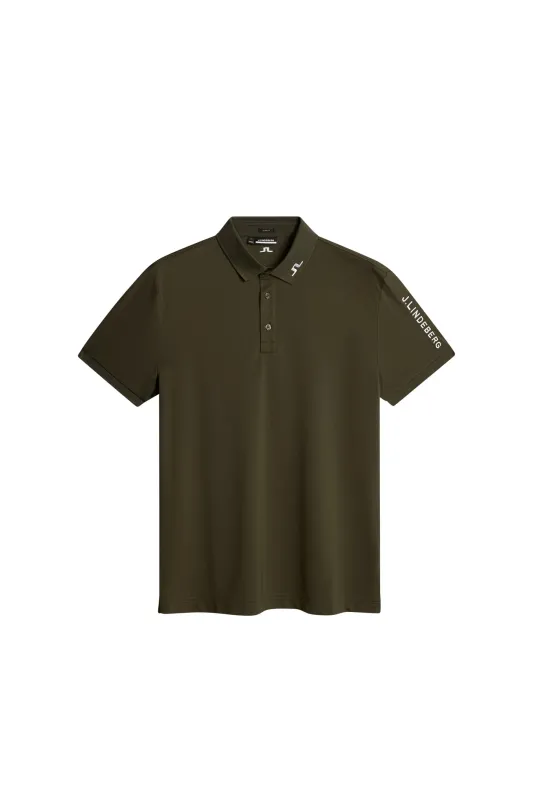 Tour Tech Slim Fit Polo / Forest Green sold by J. Lindeberg