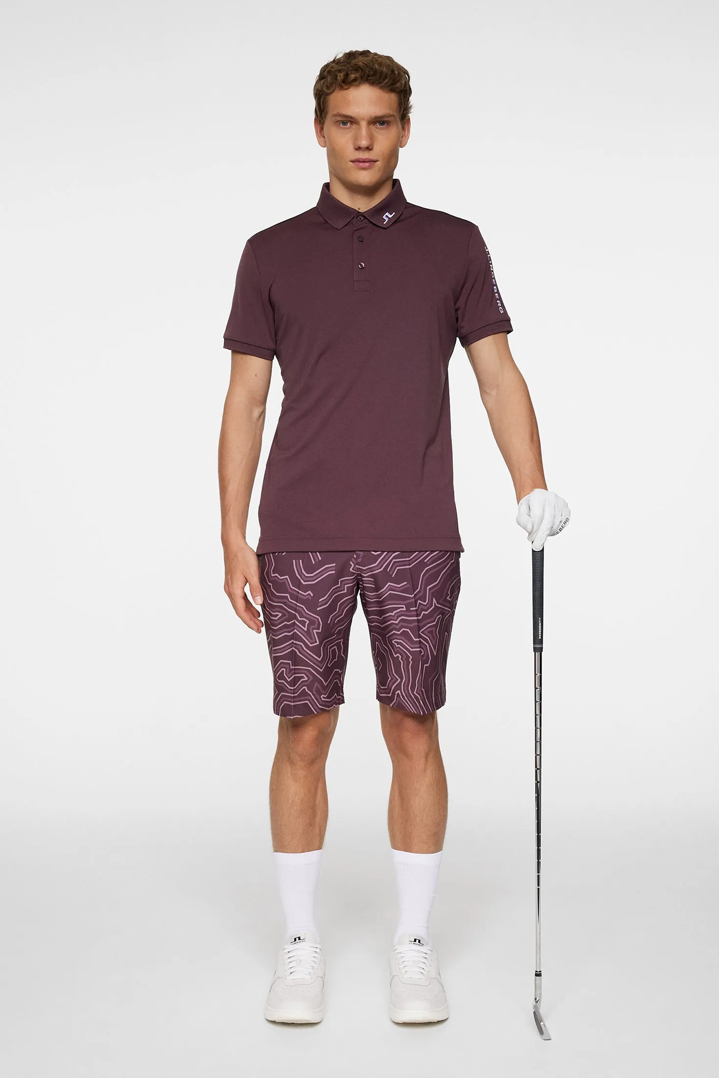 Tour Tech Slim Fit Polo / Huckleberry sold by J. Lindeberg product image thumbnail 4