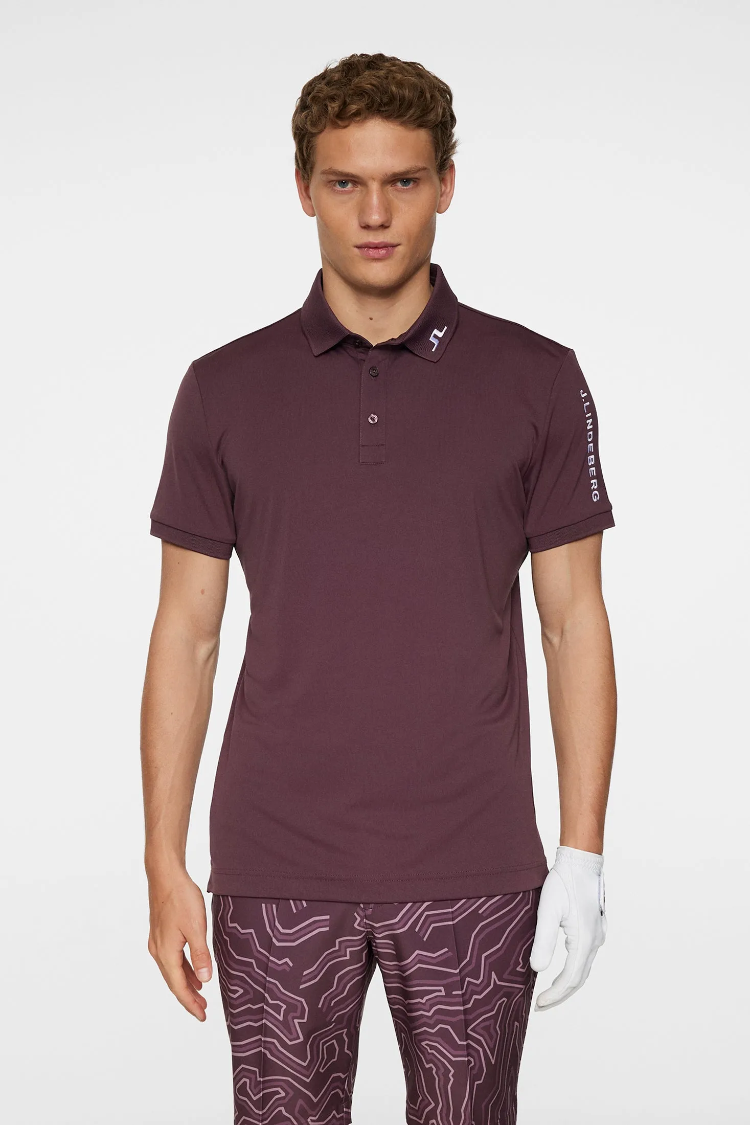 Tour Tech Slim Fit Polo / Huckleberry sold by J. Lindeberg product image thumbnail 2