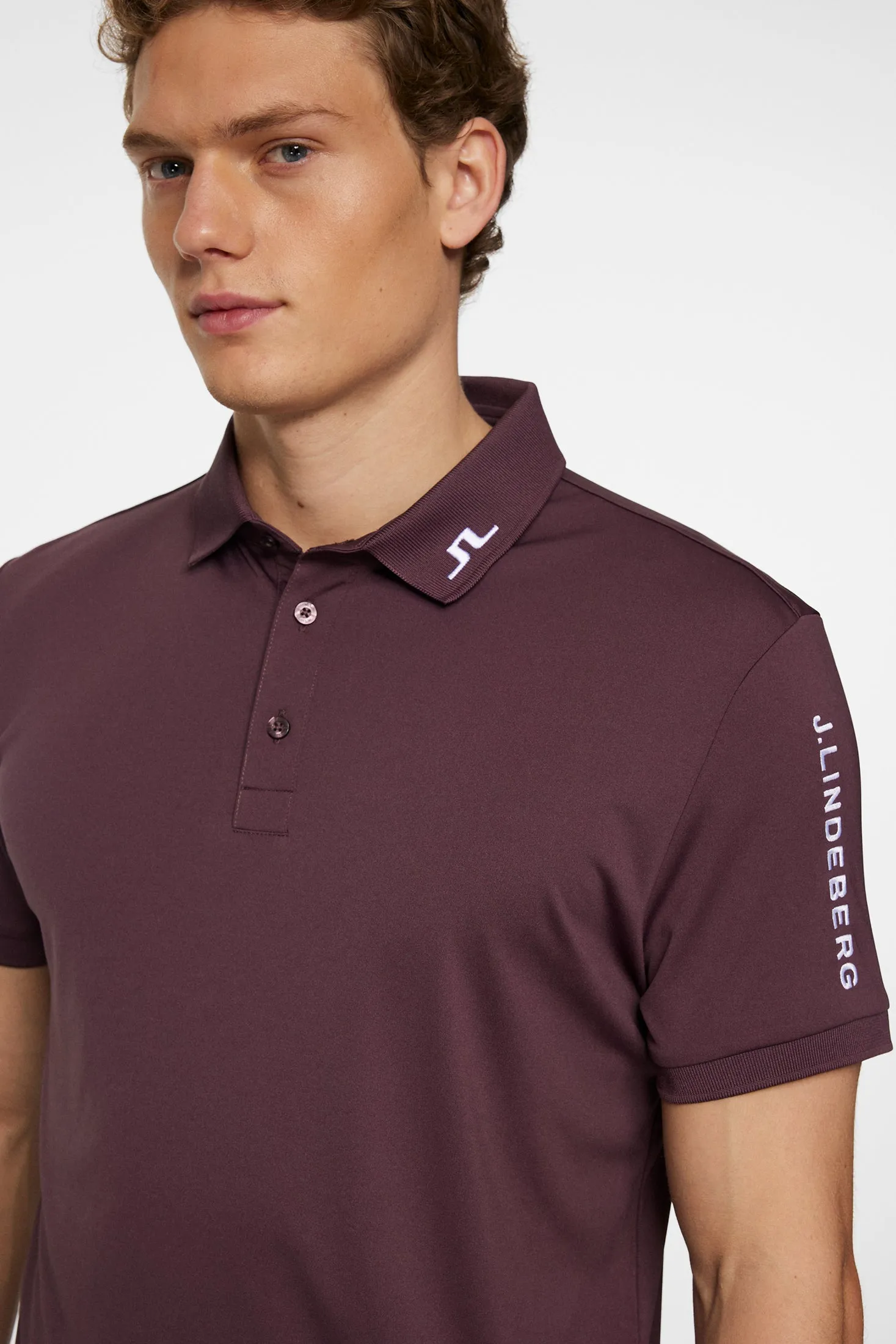 Tour Tech Slim Fit Polo / Huckleberry sold by J. Lindeberg product image thumbnail 5