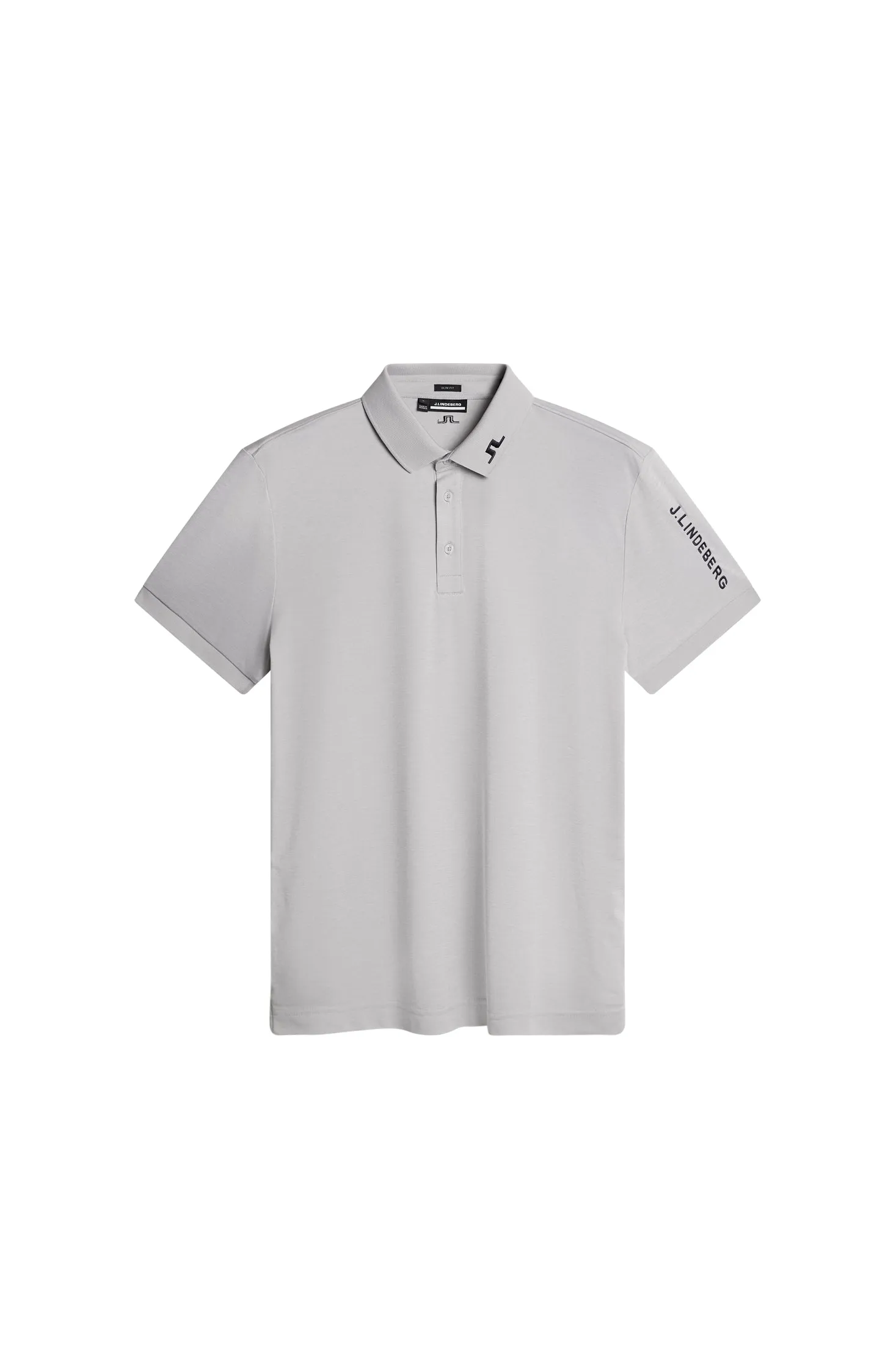 Tour Tech Slim Fit Polo / Light Grey Melange sold by J. Lindeberg