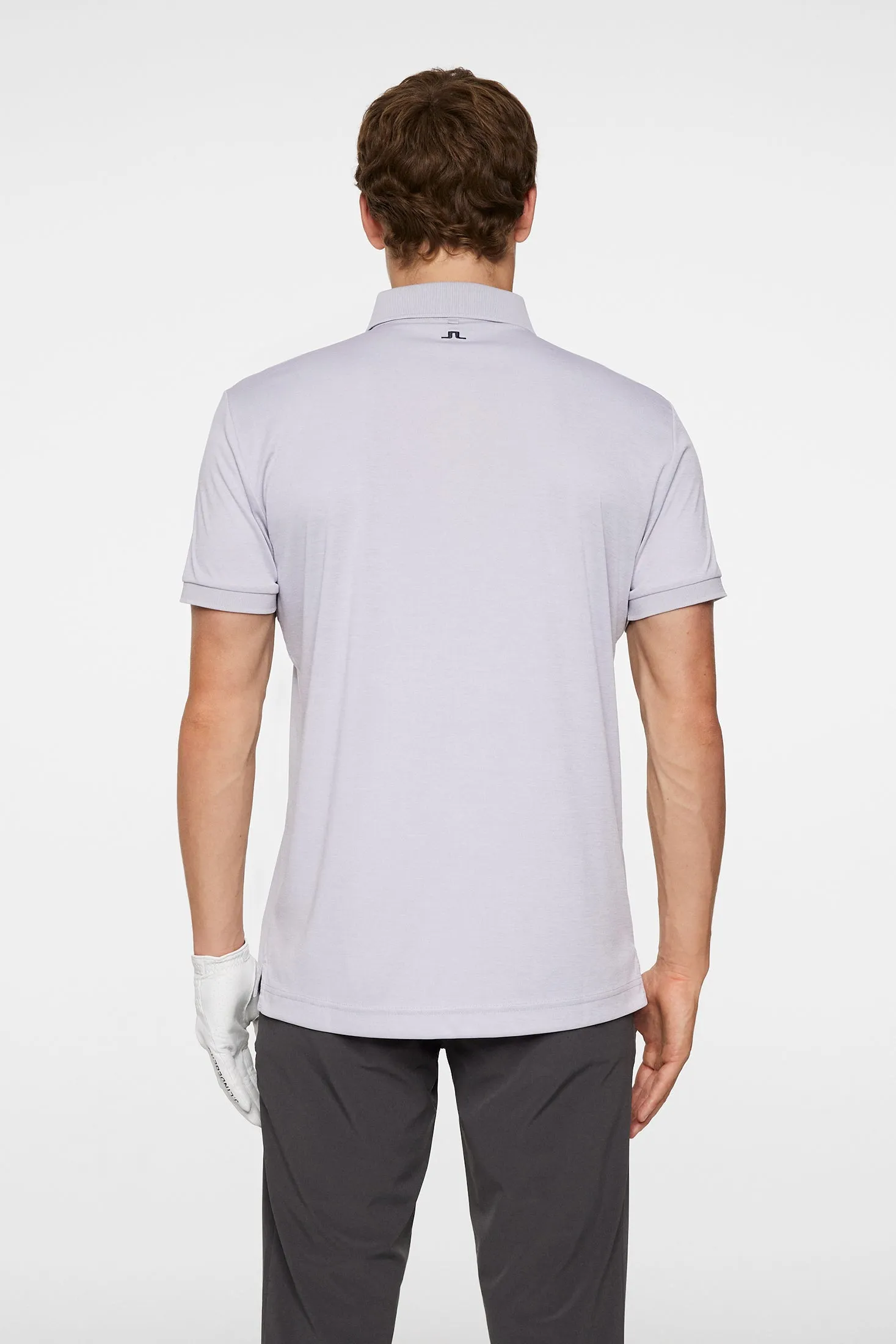 Tour Tech Slim Fit Polo / Light Grey Melange sold by J. Lindeberg product image thumbnail 3