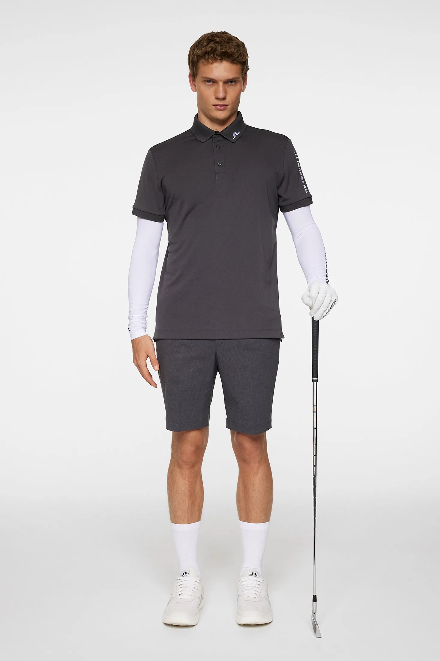 Tour Tech Slim Fit Polo / Asphalt sold by J. Lindeberg product image thumbnail 4