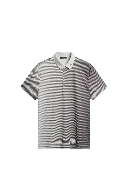 Marvin Stripe Polo / Moonbeam sold by J. Lindeberg