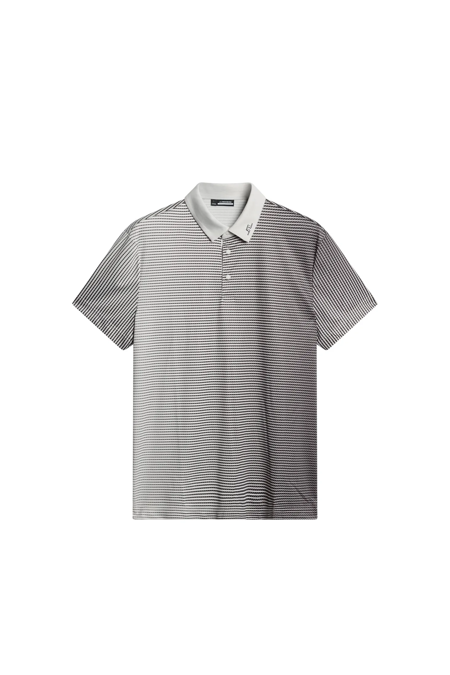 Marvin Stripe Polo / Moonbeam sold by J. Lindeberg