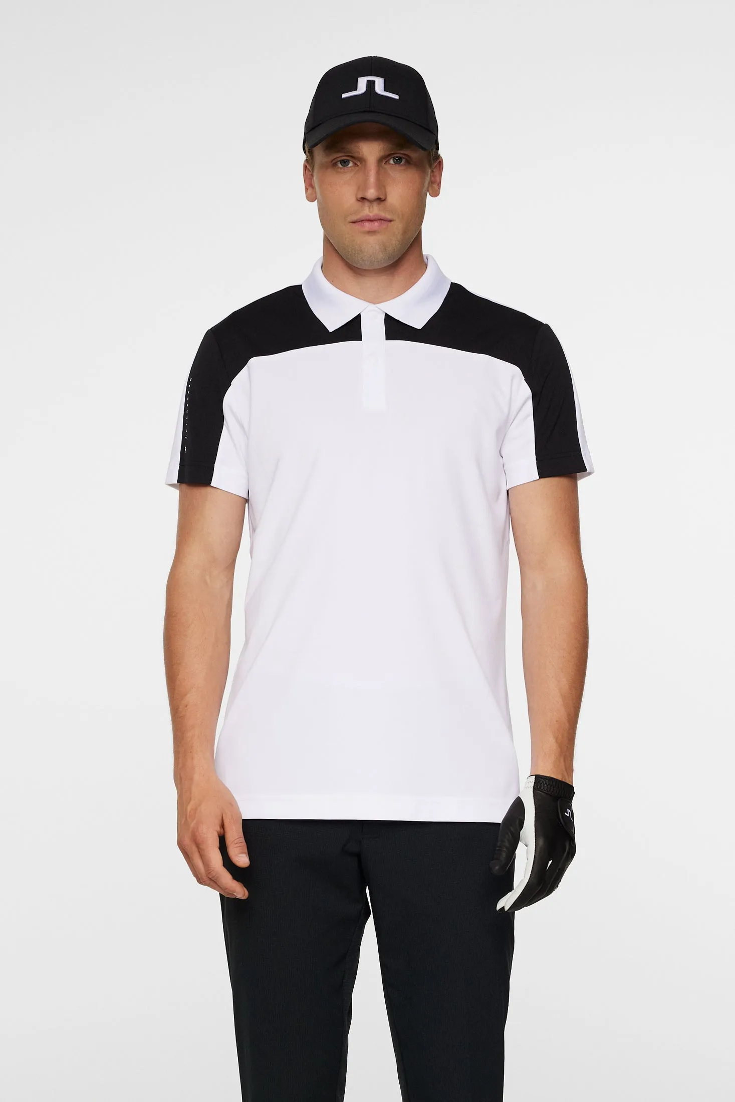 Anders Polo / White sold by J. Lindeberg product image thumbnail 3