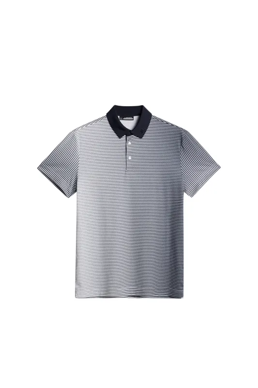 Marvin Stripe Polo / White sold by J. Lindeberg