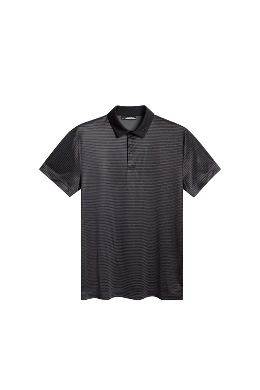 Marvin Stripe Polo / Asphalt sold by J. Lindeberg