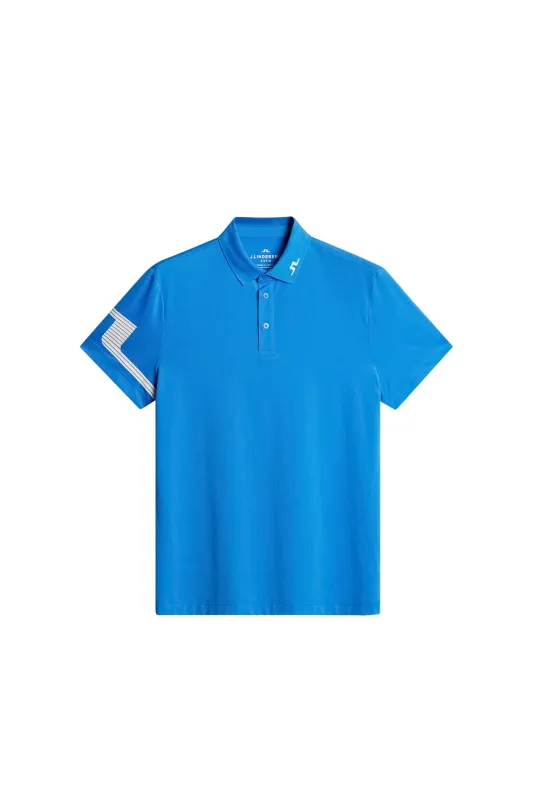 Heath Strike Polo / Sonic Blue made by J. Lindeberg