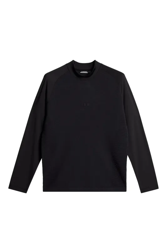 Gael Hybrid Knit Sweater / Black made by J. Lindeberg