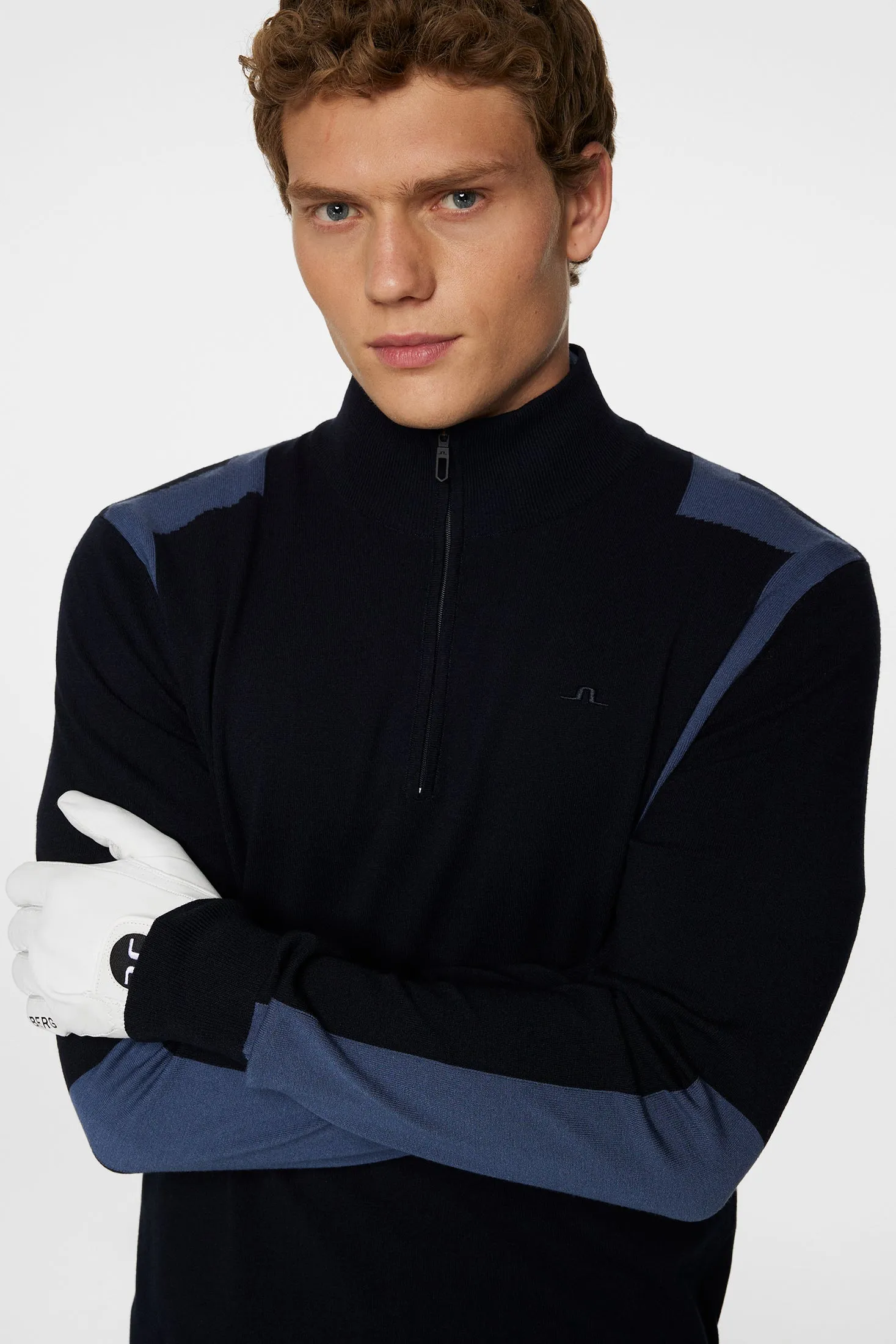 Kendrick Knitted Zip Sweater / JL Navy sold by J. Lindeberg product image thumbnail 5