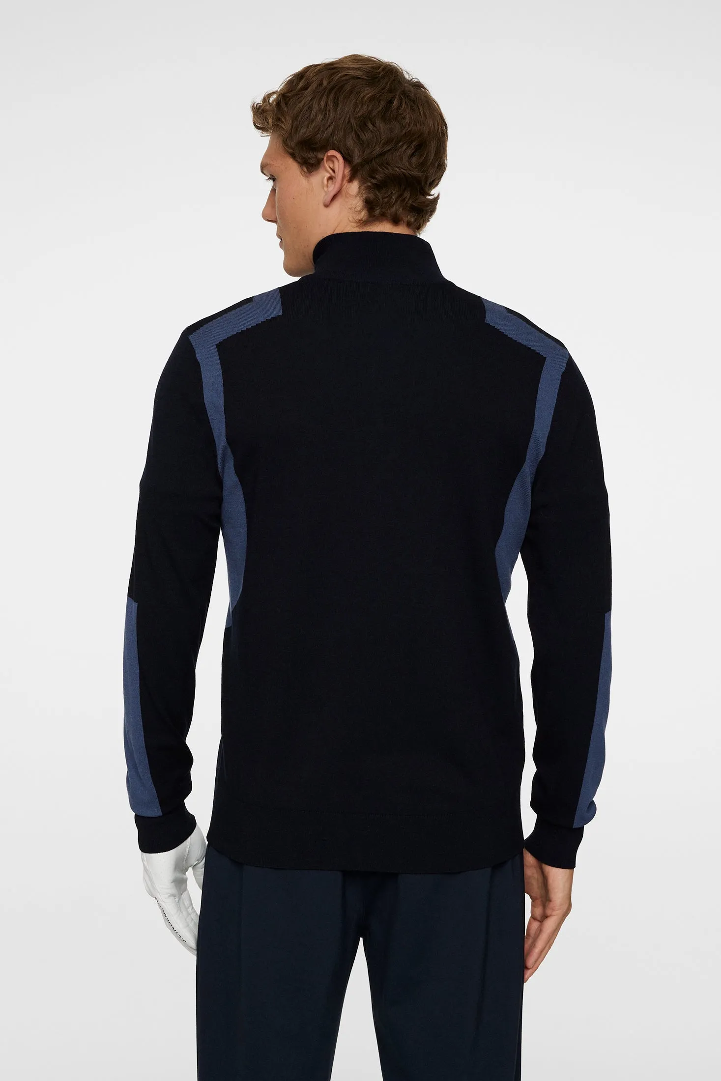 Kendrick Knitted Zip Sweater / JL Navy sold by J. Lindeberg product image thumbnail 3