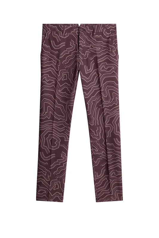 Ellott Print Pant / Topo Huckleberry L sold by J. Lindeberg