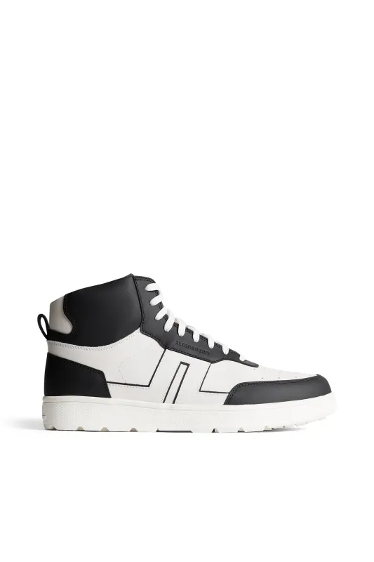 Ace High-Top Golf Sneaker / Black sold by J. Lindeberg