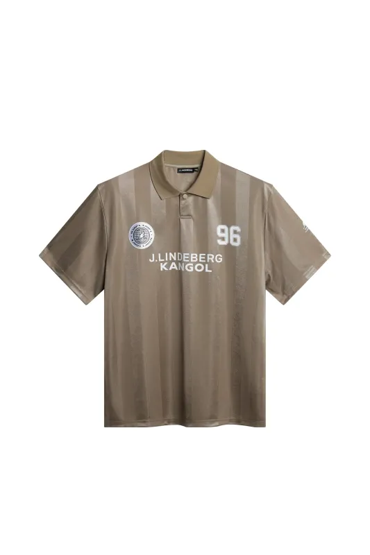 Paul Football Jersey / Vintage Khaki made by J. Lindeberg