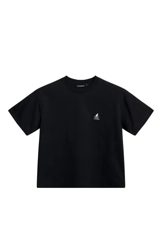 Lina T-shirt / Black sold by J. Lindeberg