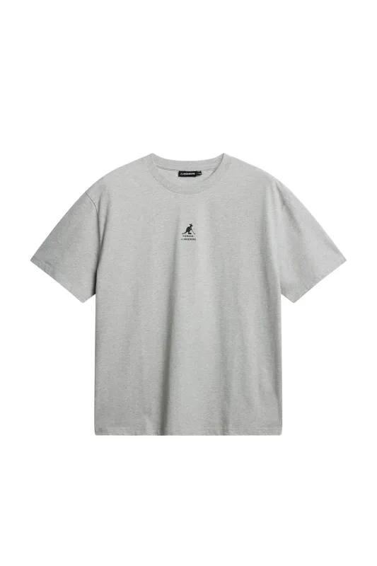 Davie T-shirt / Light Grey Melange sold by J. Lindeberg