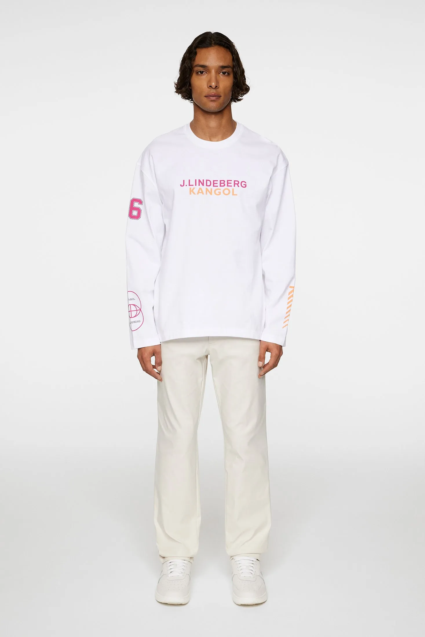 Davie LS T-shirt / White sold by J. Lindeberg product image thumbnail 5