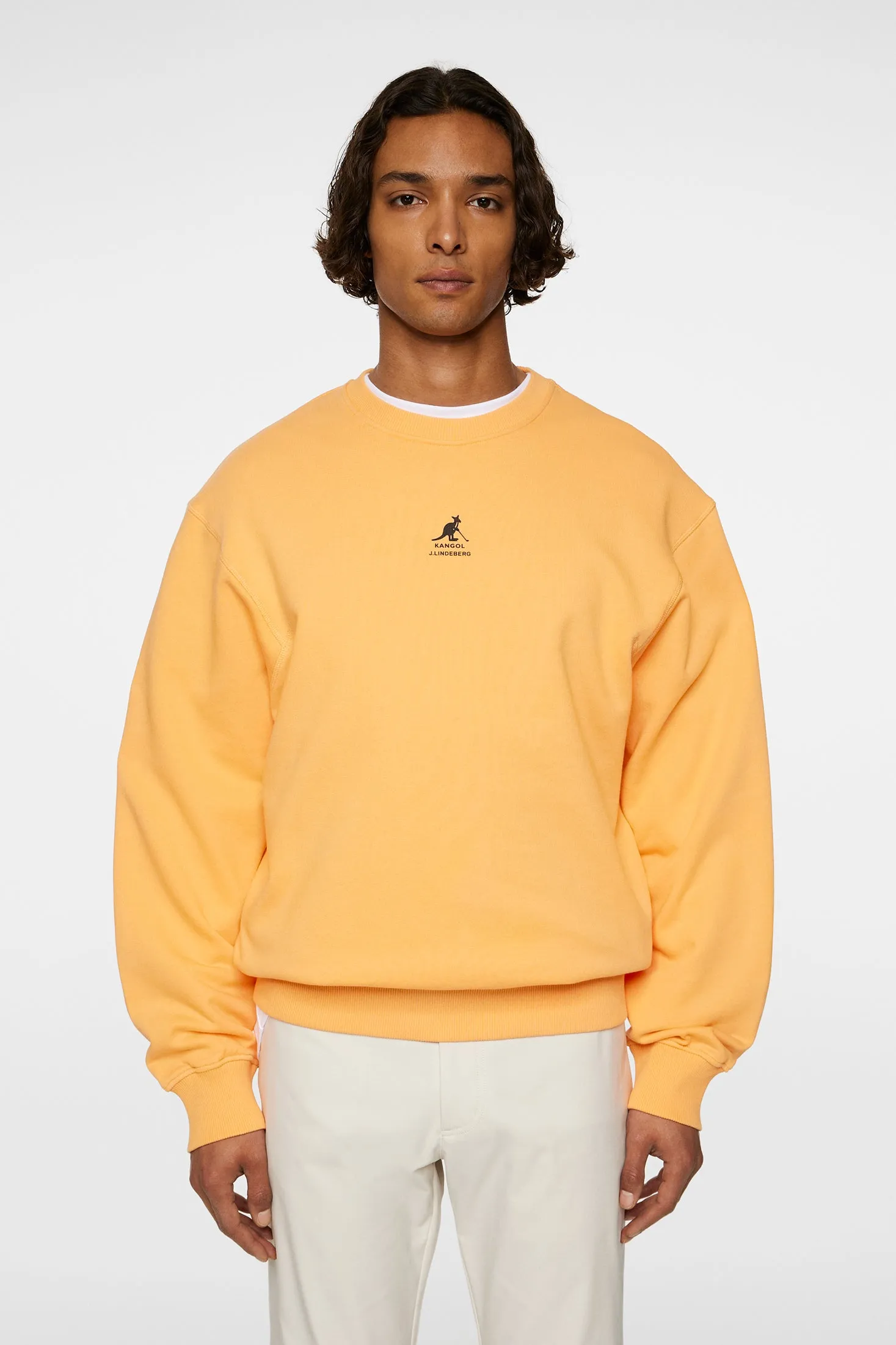Roberto Crewneck / Mock Orange sold by J. Lindeberg product image thumbnail 2
