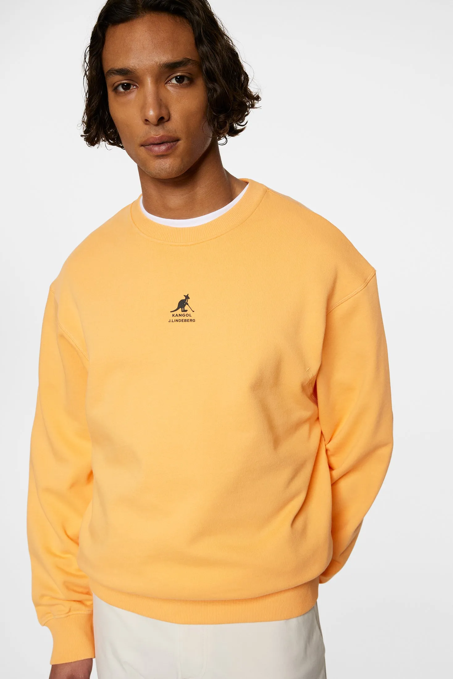Roberto Crewneck / Mock Orange sold by J. Lindeberg product image thumbnail 5