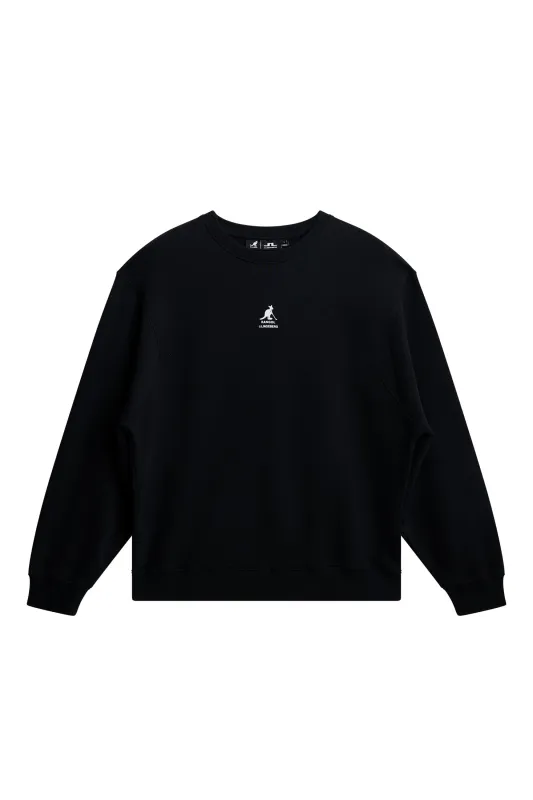 Roberto Crewneck / Black sold by J. Lindeberg