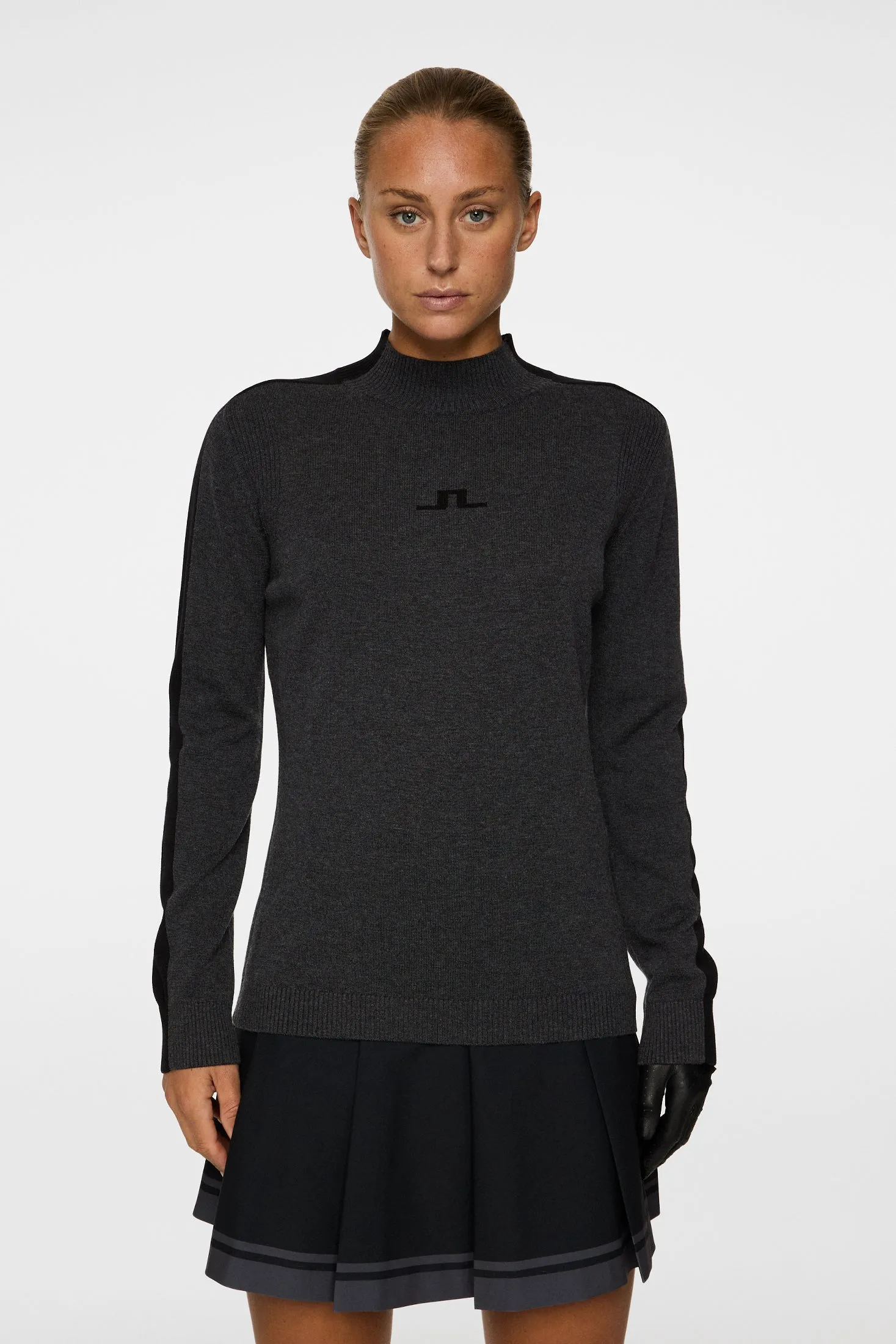 Adeline Knitted Sweater / Dark Grey Melange sold by J. Lindeberg product image thumbnail 2