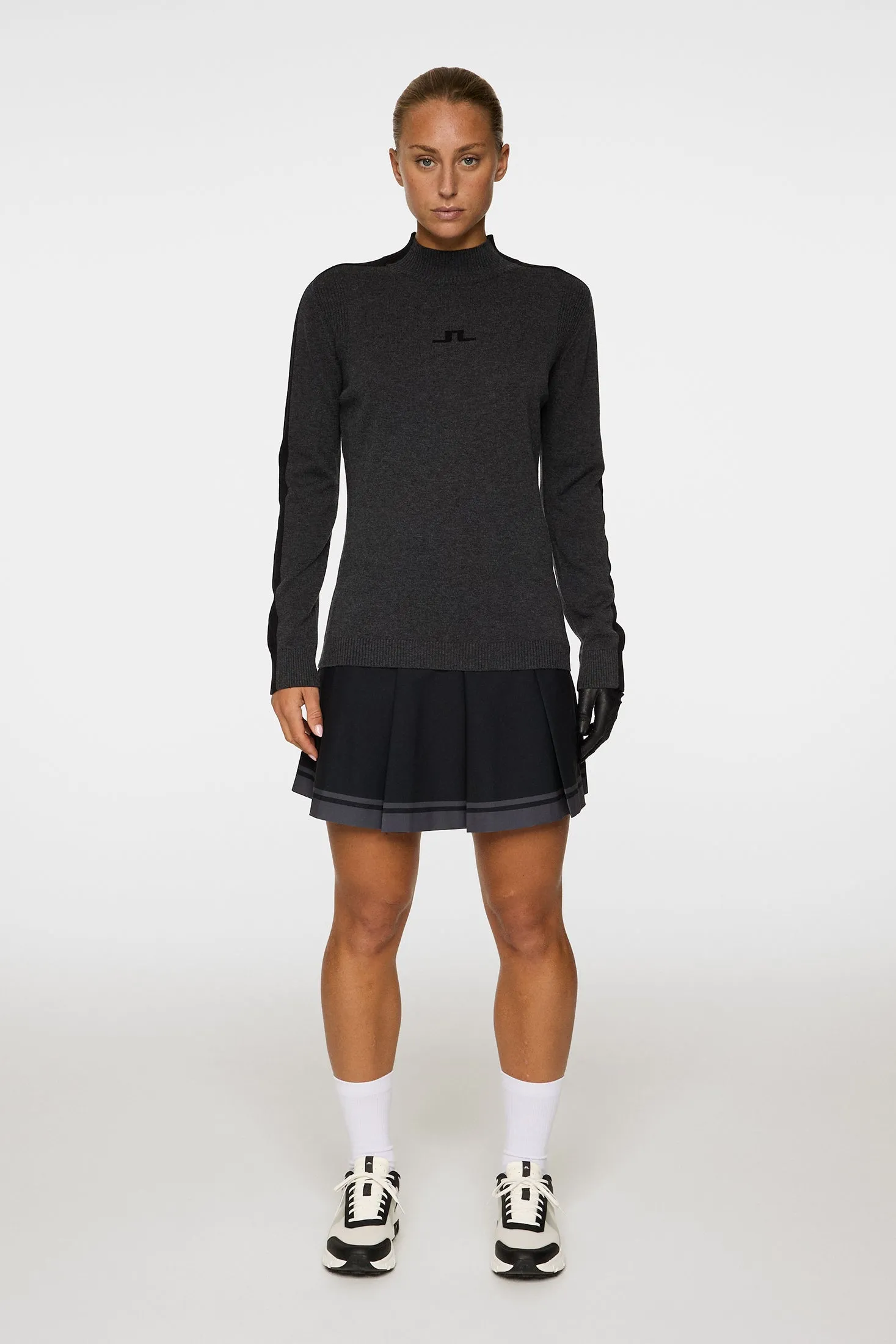 Adeline Knitted Sweater / Dark Grey Melange sold by J. Lindeberg product image thumbnail 4