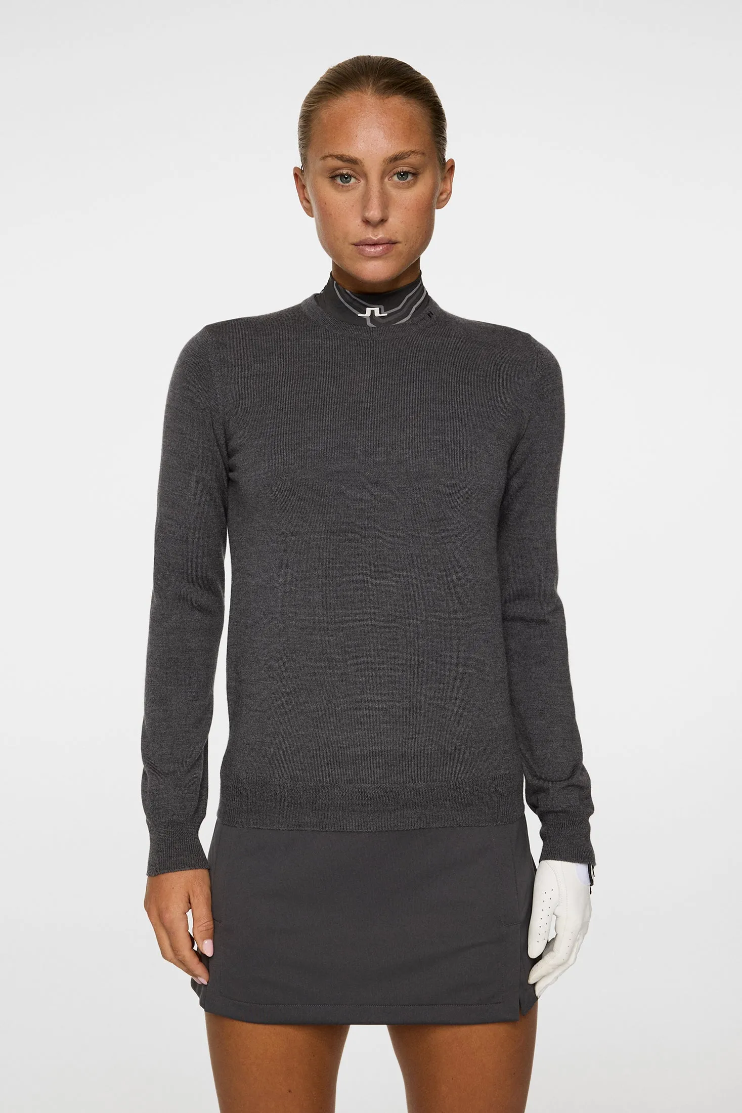 Aria Knitted Sweater / Dark Grey Melange sold by J. Lindeberg product image thumbnail 2