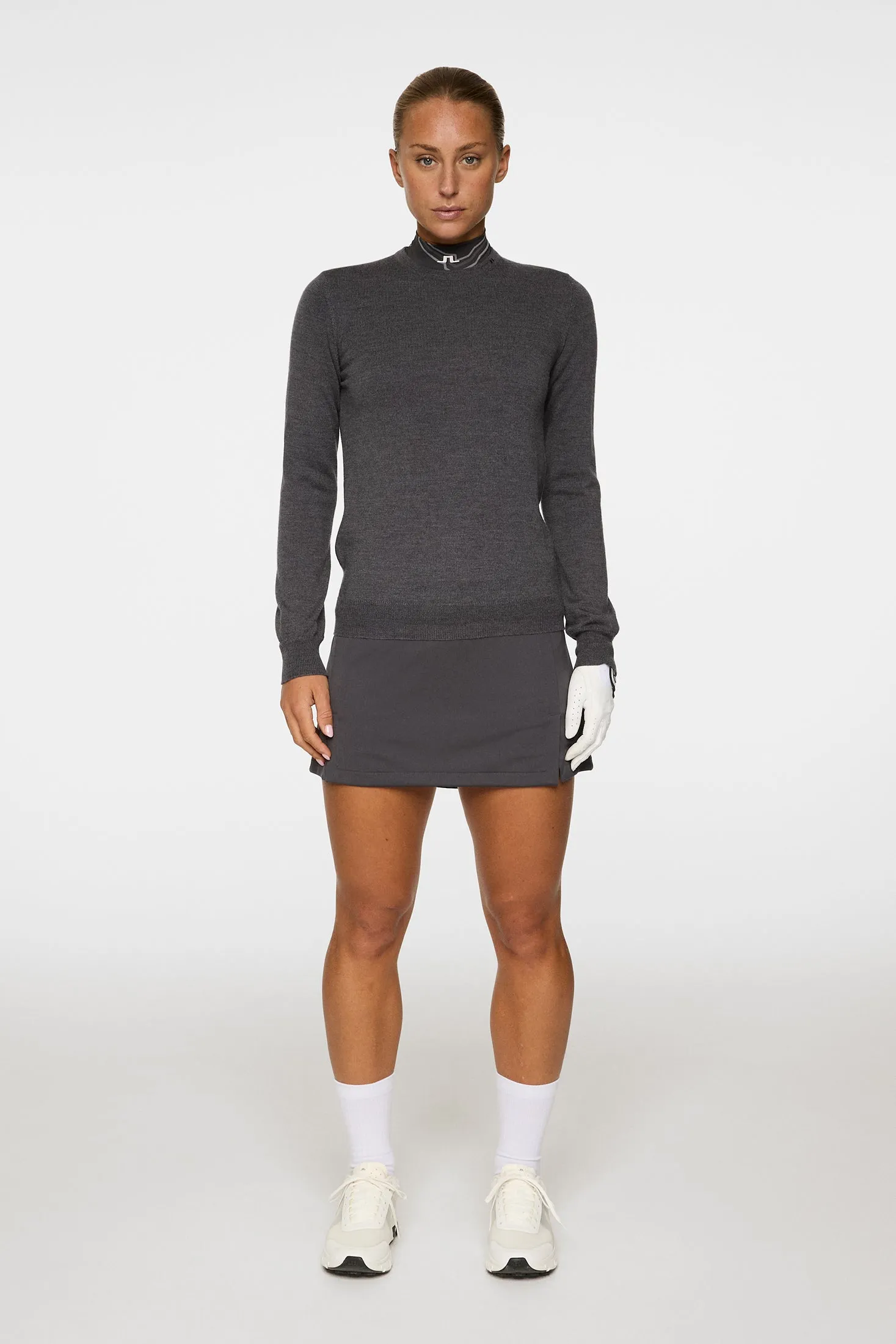 Aria Knitted Sweater / Dark Grey Melange sold by J. Lindeberg product image thumbnail 4