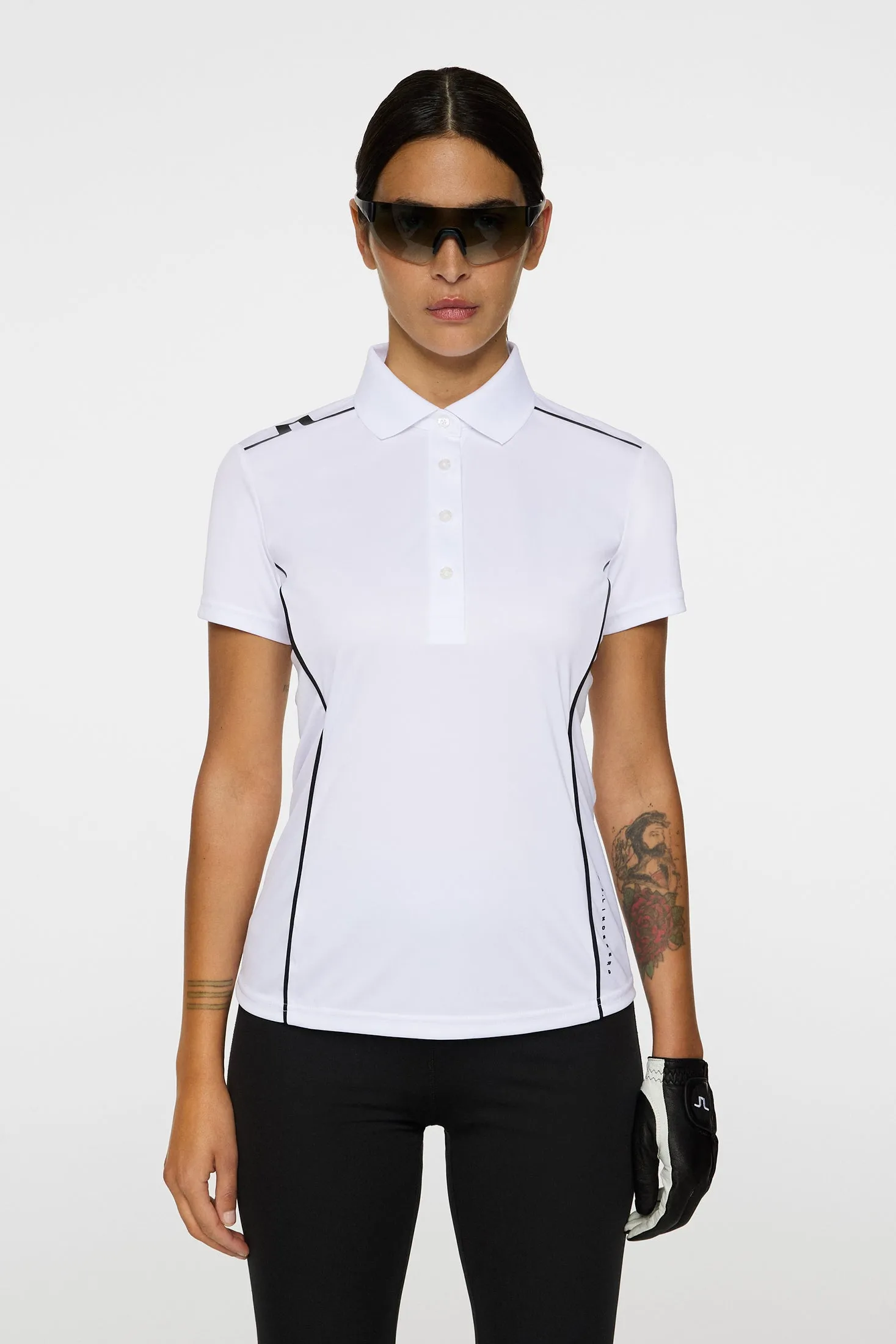 Leyla Polo / White sold by J. Lindeberg product image thumbnail 2